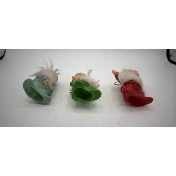 Vintage Elf Dwarf Ornaments Figures Christmas Decor Figurines 3” RARE - Picture 12 of 15